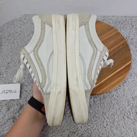 Vans x Notre OG Old Skool White Marshmallow Suede Canvas Daily Sneaker Mens 10.5 - Picture 9 of 15